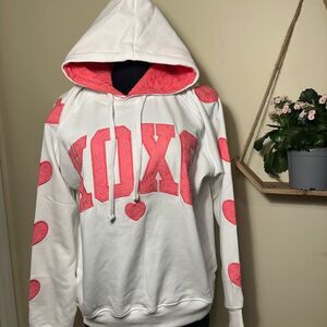 NWT Simply Southern XOXO Heart Long Sleeve Hoodie